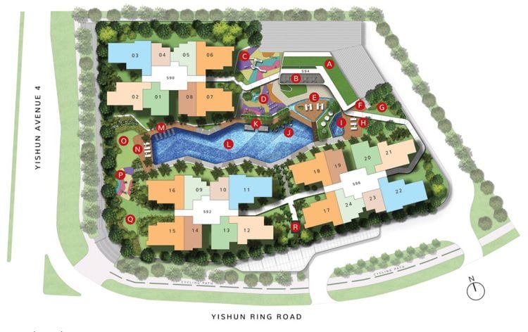 The Wisteria Yishun Site Plan
