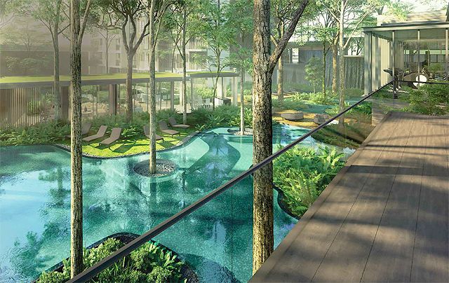 The Clement Canopy Condo Pool