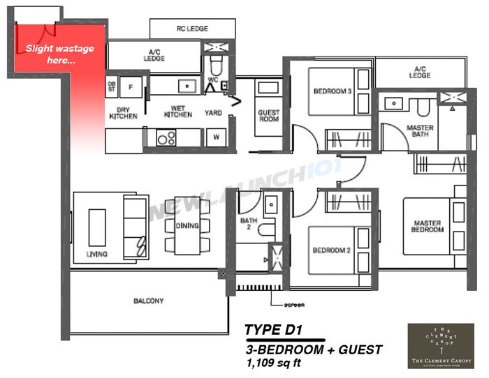 The Clement Canopy Review Floor Plan