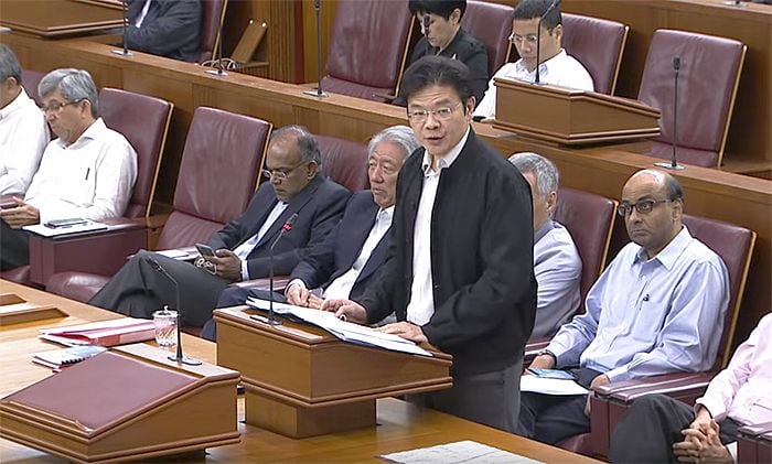 Lawrence Wong said En Bloc Sales do not mean higher prices