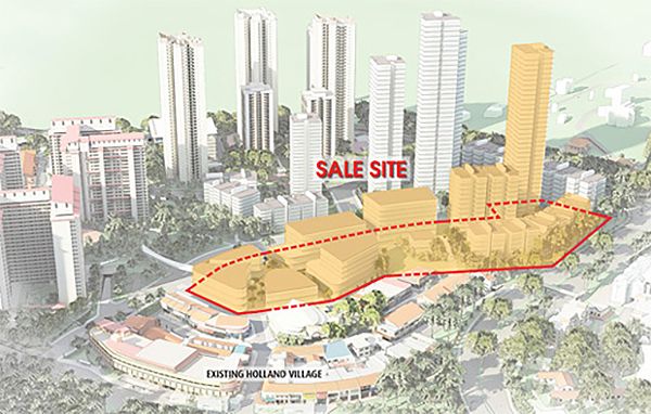 Holland Road GLS site for sale by URA