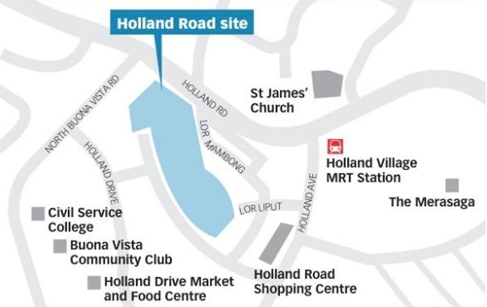 Holland Road GLS site location