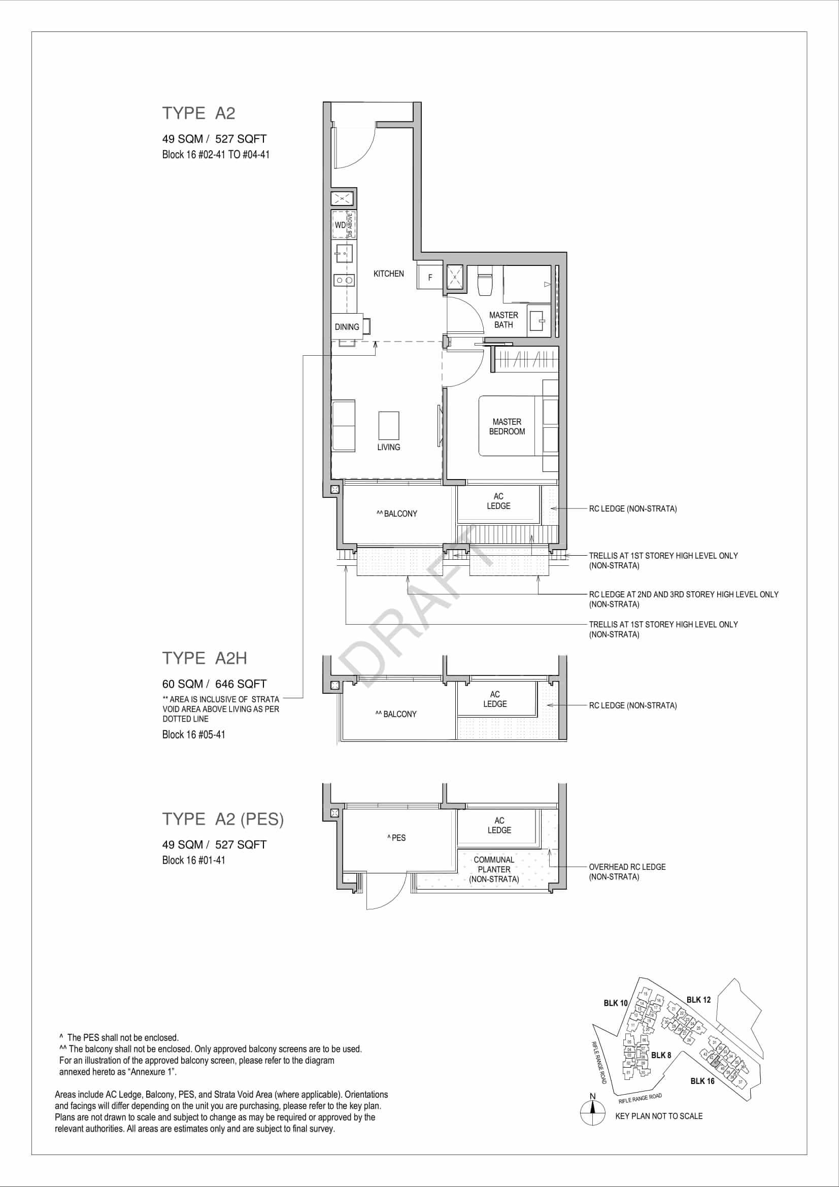 Mayfair Gardens - 1-Bedroom Floor Plan Type A2
