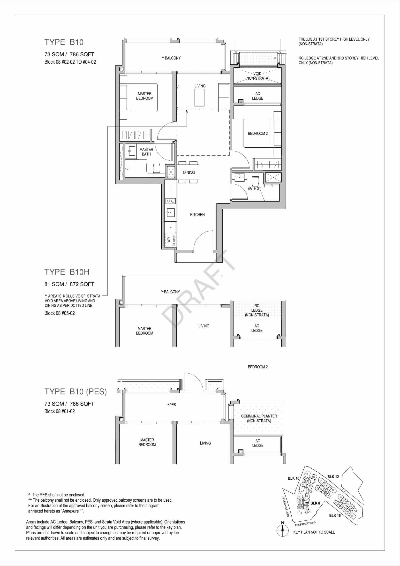 Mayfair Gardens - 2-Bedroom Floor Plan Type B10