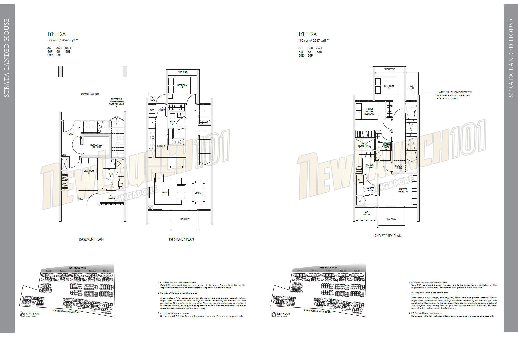 Kent Ridge Hill Residences Floor Strata House Type T2A