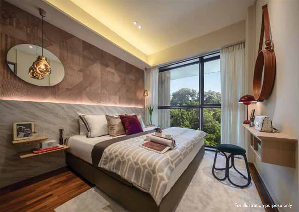 Kent Ridge Hill Residences Showflat Master Bedroom