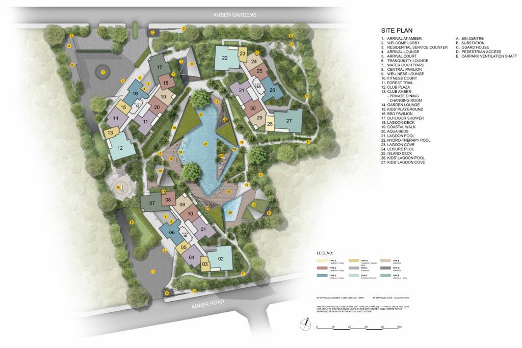 Amber Park Site Plan First Level