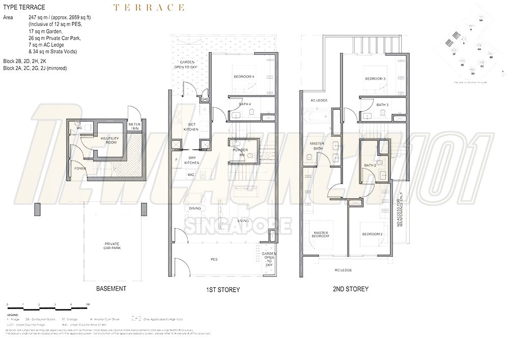 Parc Clematis Floor Plan Terrace 2659