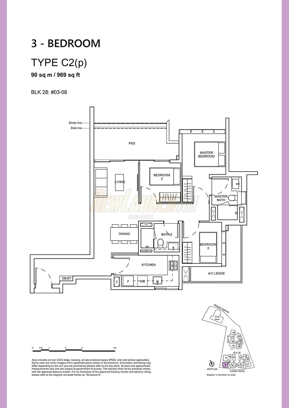 Haus on Handy Floor Plan 3-Bedroom Type C2p