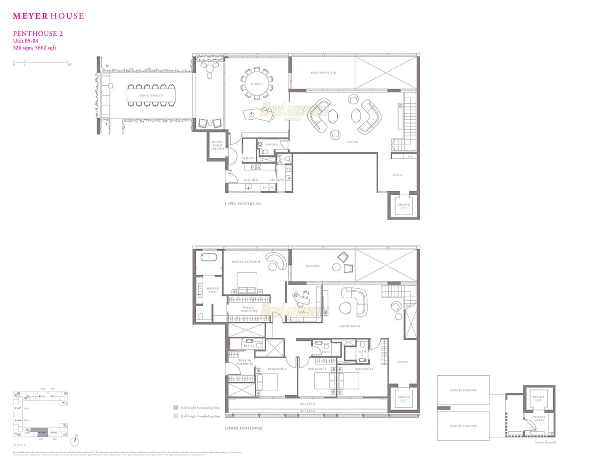 Meyerhouse Penthouse Floor Plan 5662