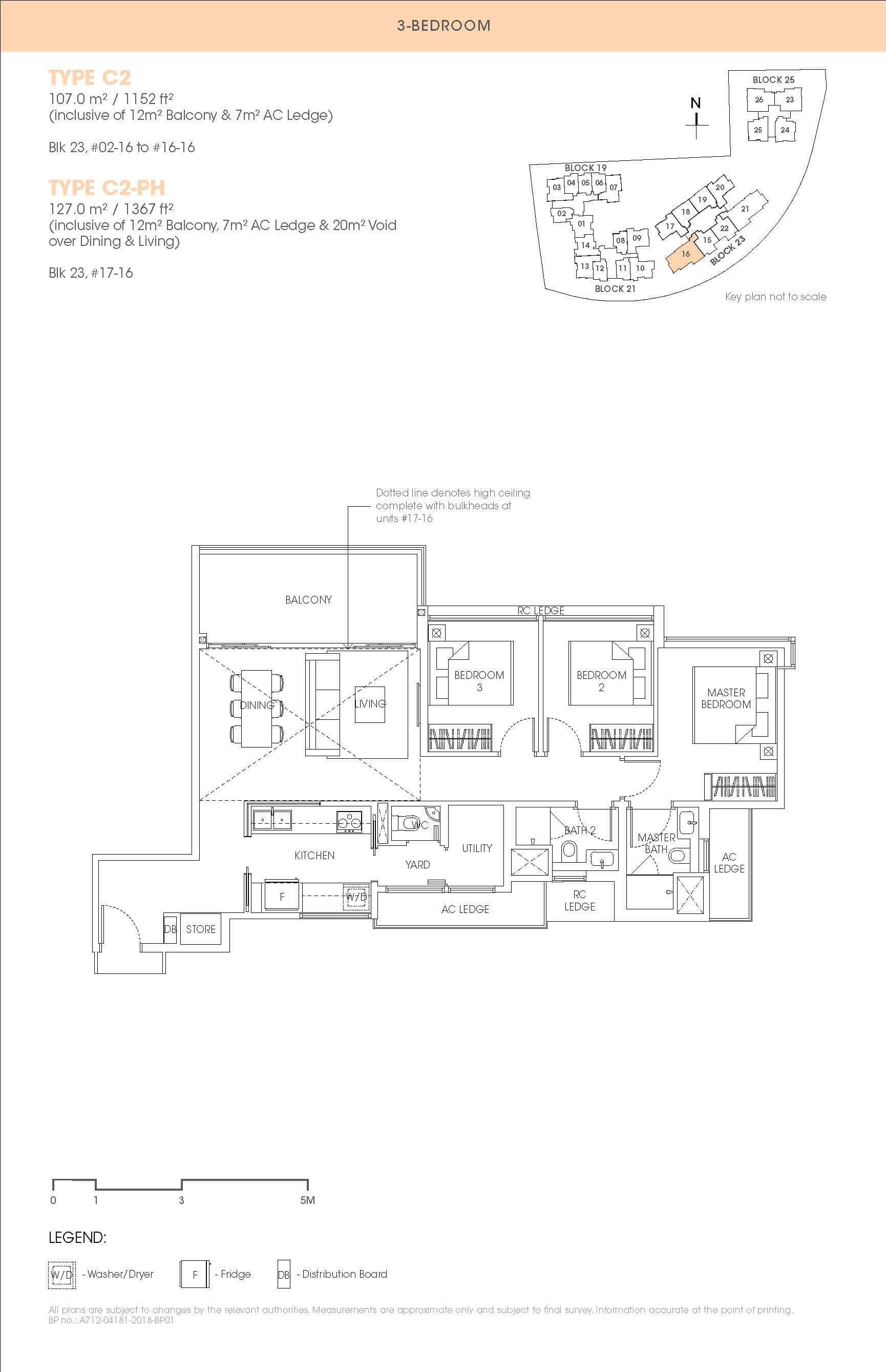 The Antares Floor Plan 3-Bedroom Type C2