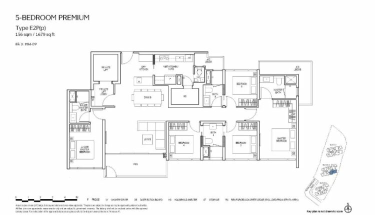 Piccadilly Grand Floor Plan 5-Bedroom Type E2pp