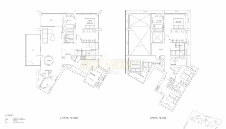 The Reserve Residences Floor Plan - Treetops 5-Bedroom Type G5