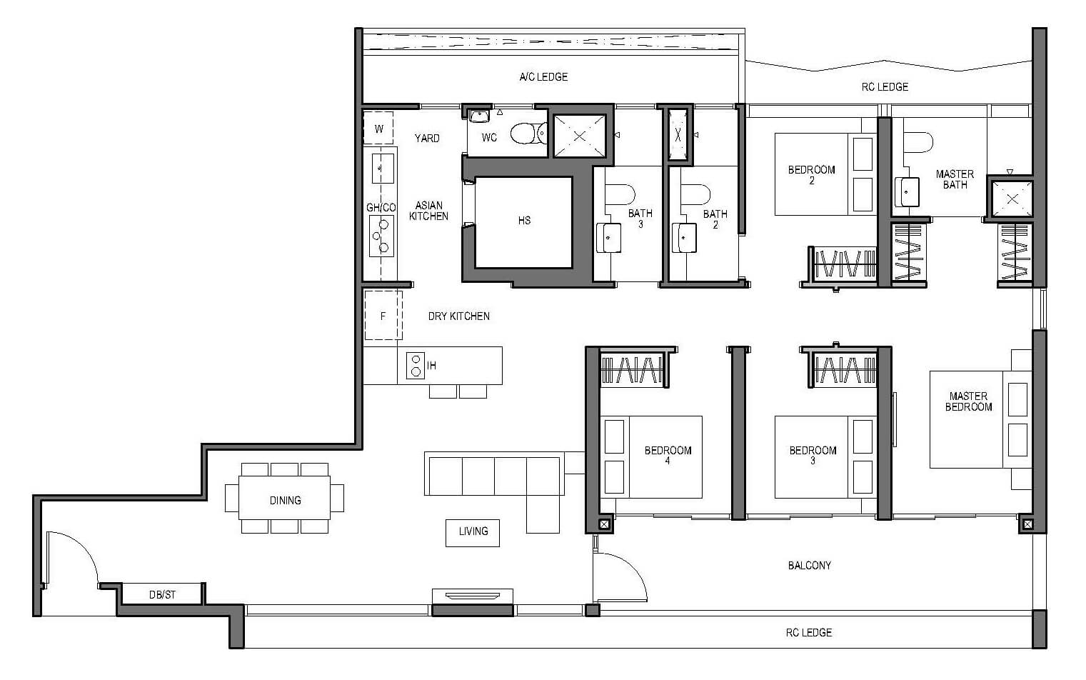 Blossoms by the Park Condo Review Layout
