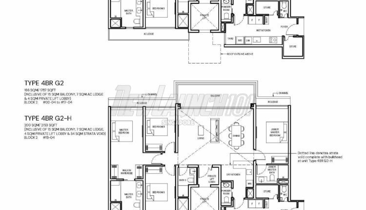 Grand Dunman Floor Plan 4-Bedroom Grand 4BR G2