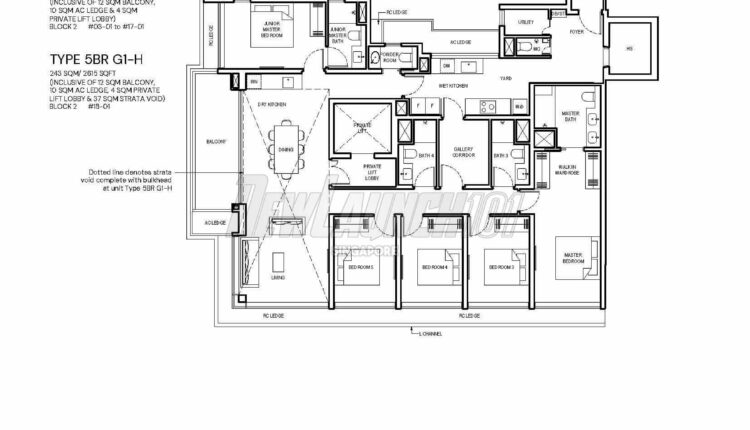 Grand Dunman Floor Plan 5-Bedroom Grand 5BR G1